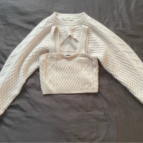 Knit set in light beige - Picture 1 of 5